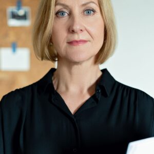 Portrait of a woman in her forties β perimenopause symptoms at 40